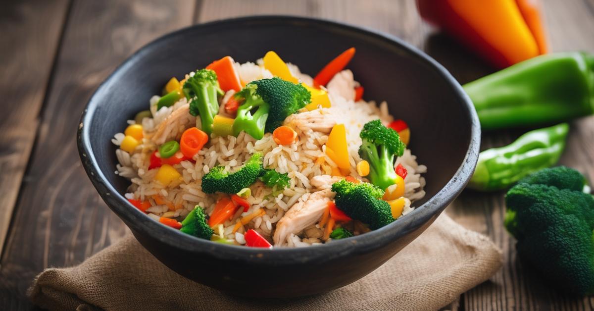 szybki obiad z ryżem